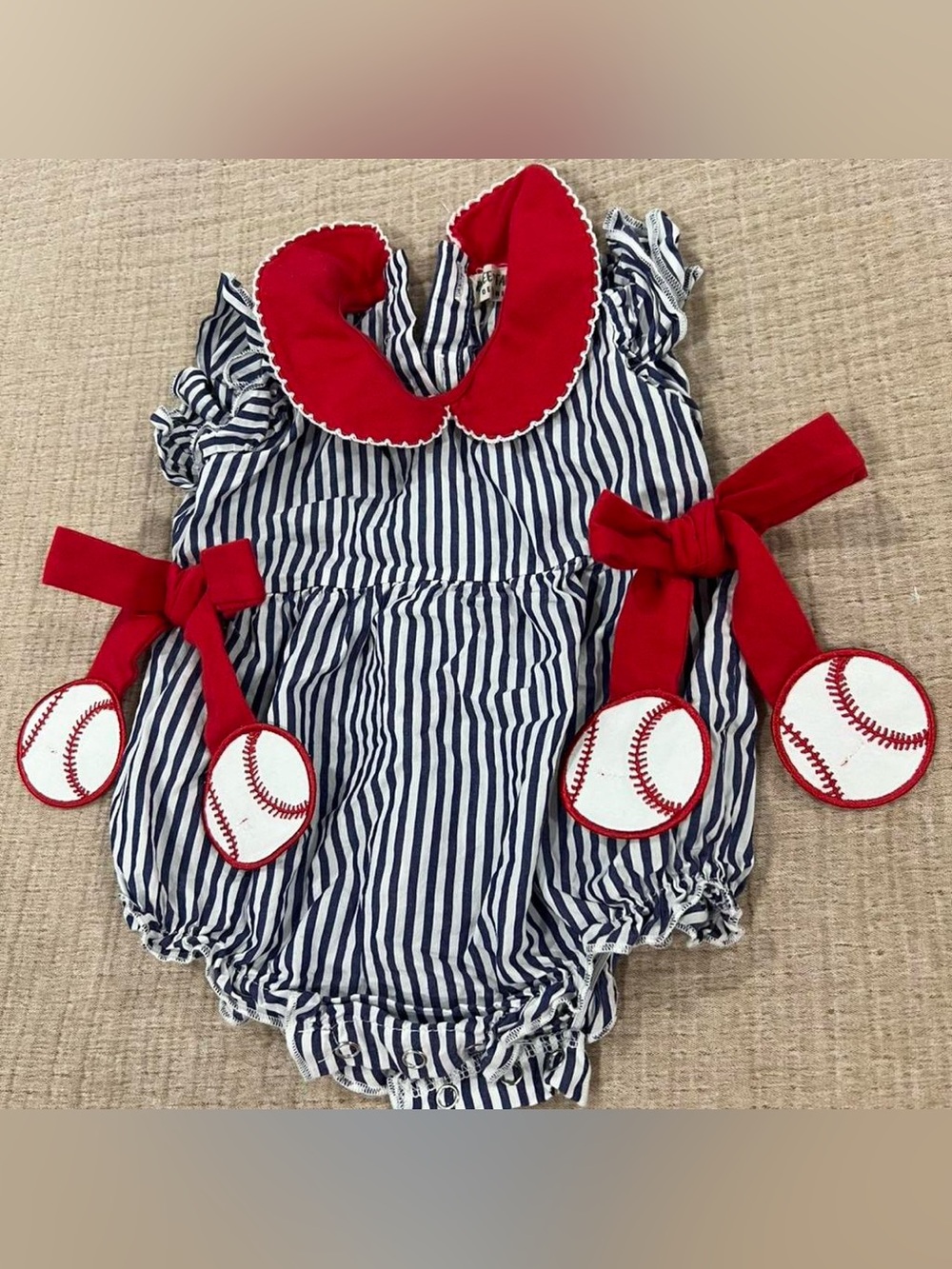 12 mo Baseball Romper